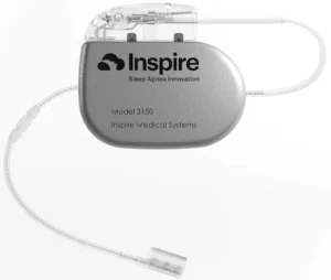 gray inspire device with clear tubing